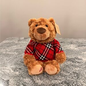 Burberry x Bloomingdale’s Red Plaid Gund Teddy Bear